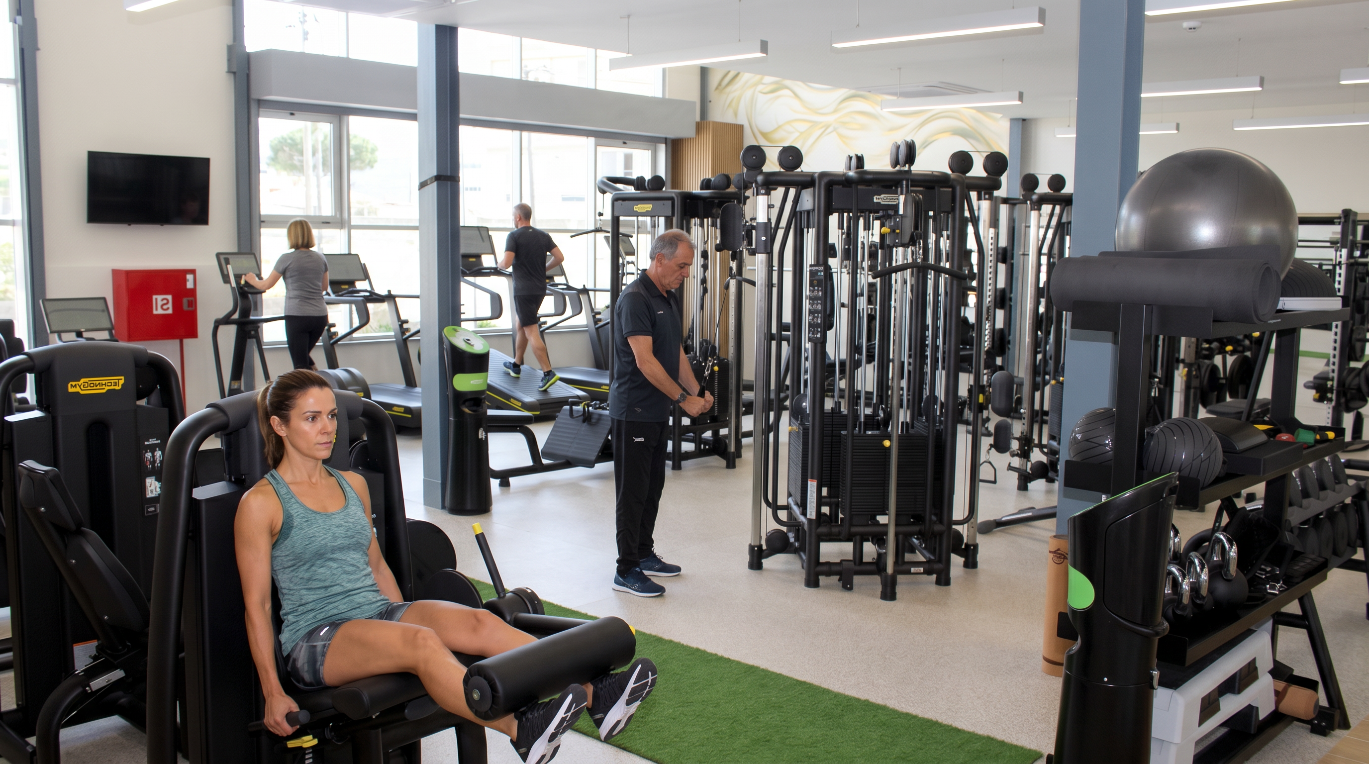 The FITQOR workout floor